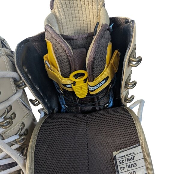 🏂🏼 Burton Sapphire Tan Women's Snowboard Boots - Women's Size 8 🏂🏼 - Picture 15 of 16